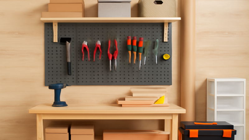Como montar e organizar sua oficina em casa do zero