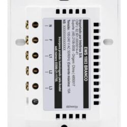Interruptor Touch Inteligente Compatível Com Alexa Com 3 Teclas EWS 1003 Branco Intelbras